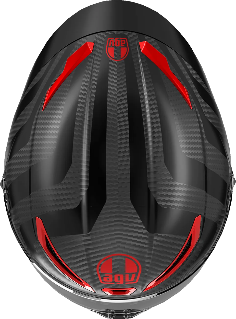 AGV Pista GP RR Helmet - Intrepido - Matte Carbon/Black/Red - Large 2118356002-019-L