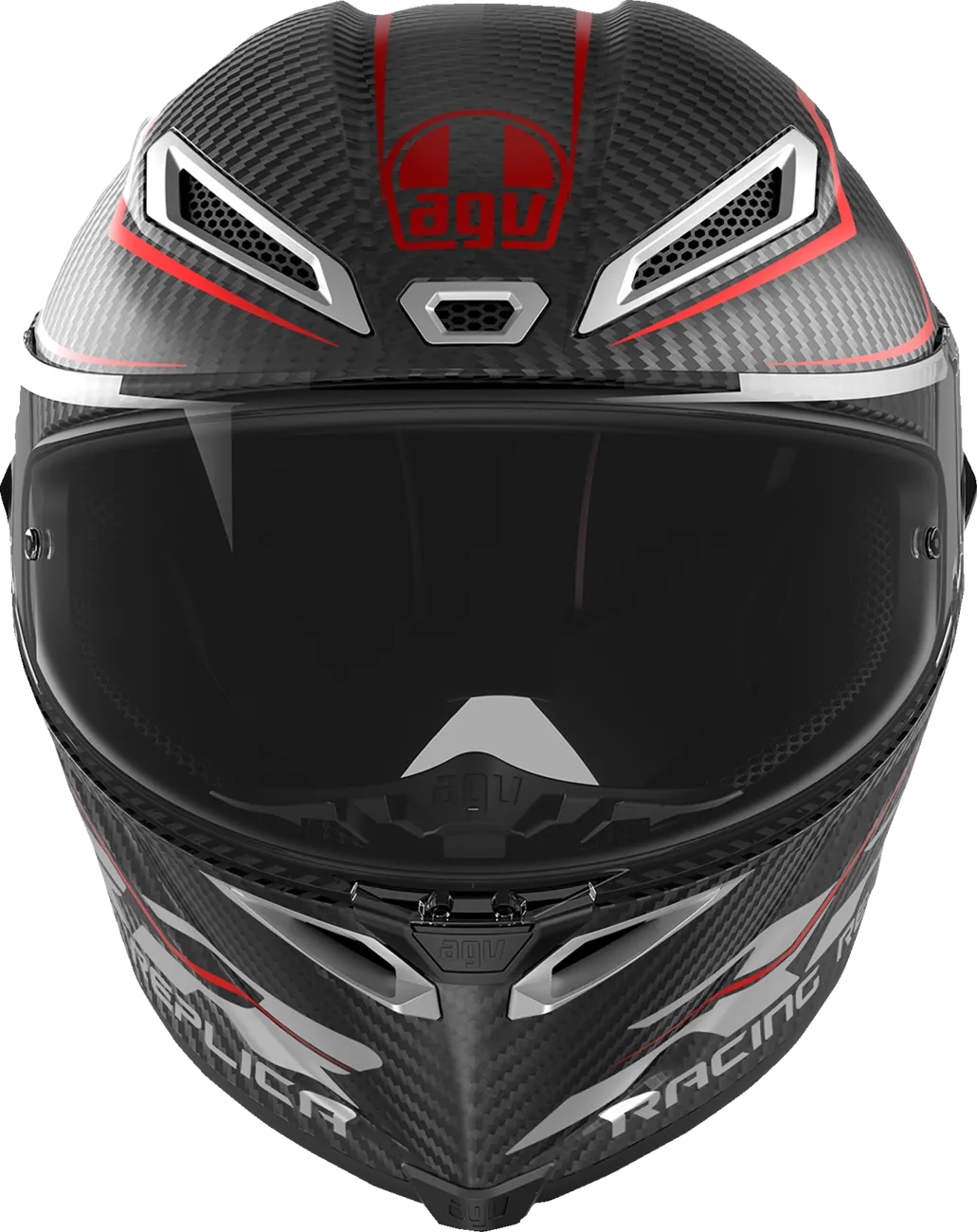 AGV Pista GP RR Helmet - Intrepido - Matte Carbon/Black/Red - Large 2118356002-019-L