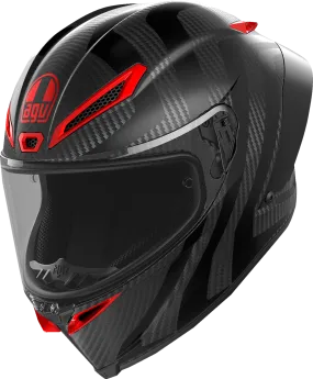 AGV Pista GP RR Helmet - Intrepido - Matte Carbon/Black/Red - Large 2118356002-019-L