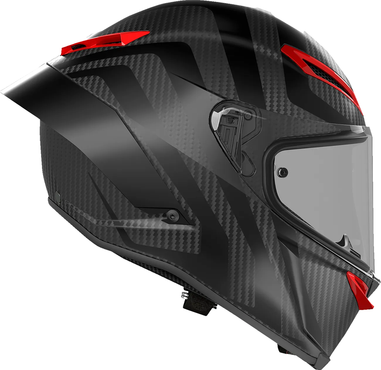 AGV Pista GP RR Helmet - Intrepido - Matte Carbon/Black/Red - Large 2118356002-019-L