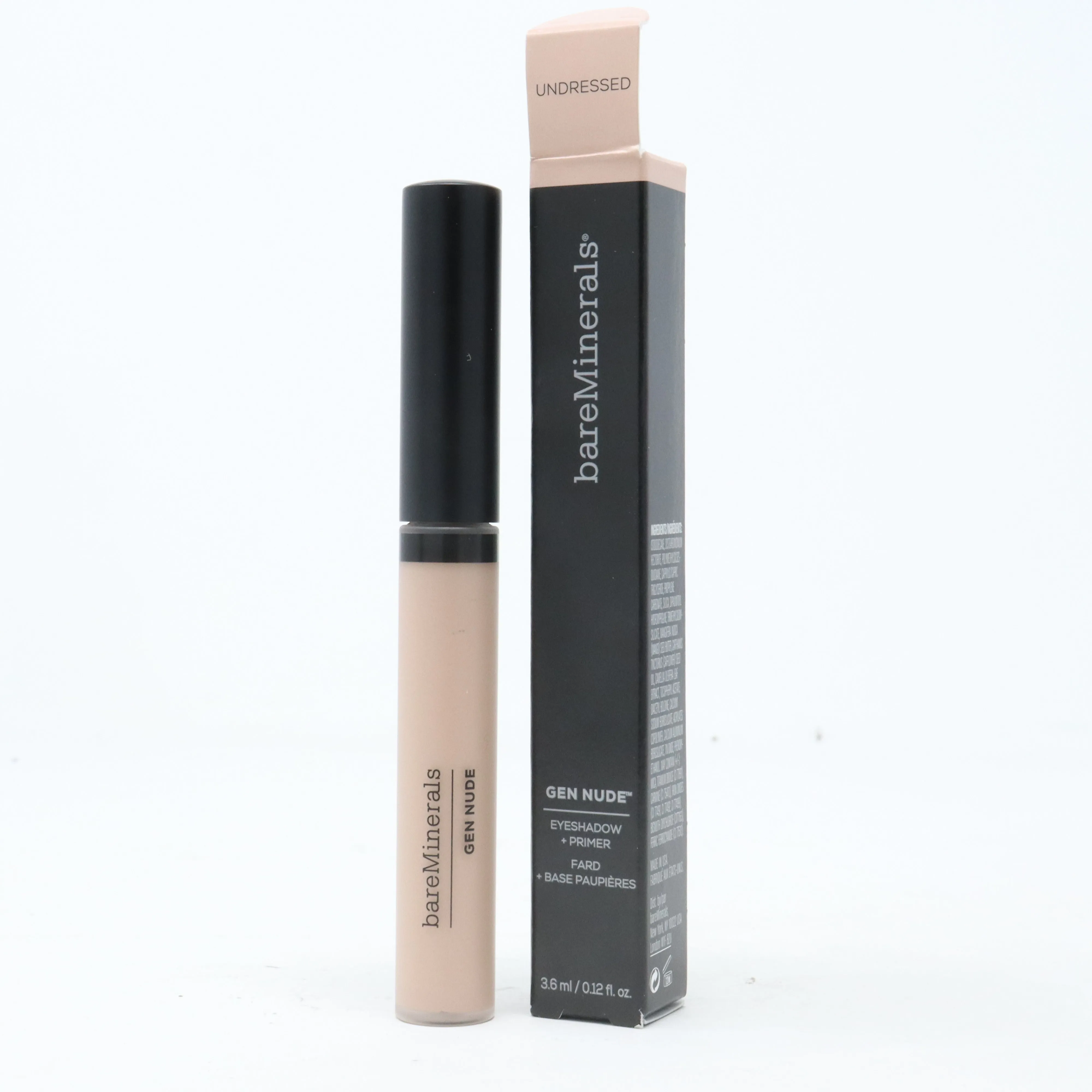 Bareminerals Gen Nude Eyeshadow Primer  0.12oz/3.6ml New With Box