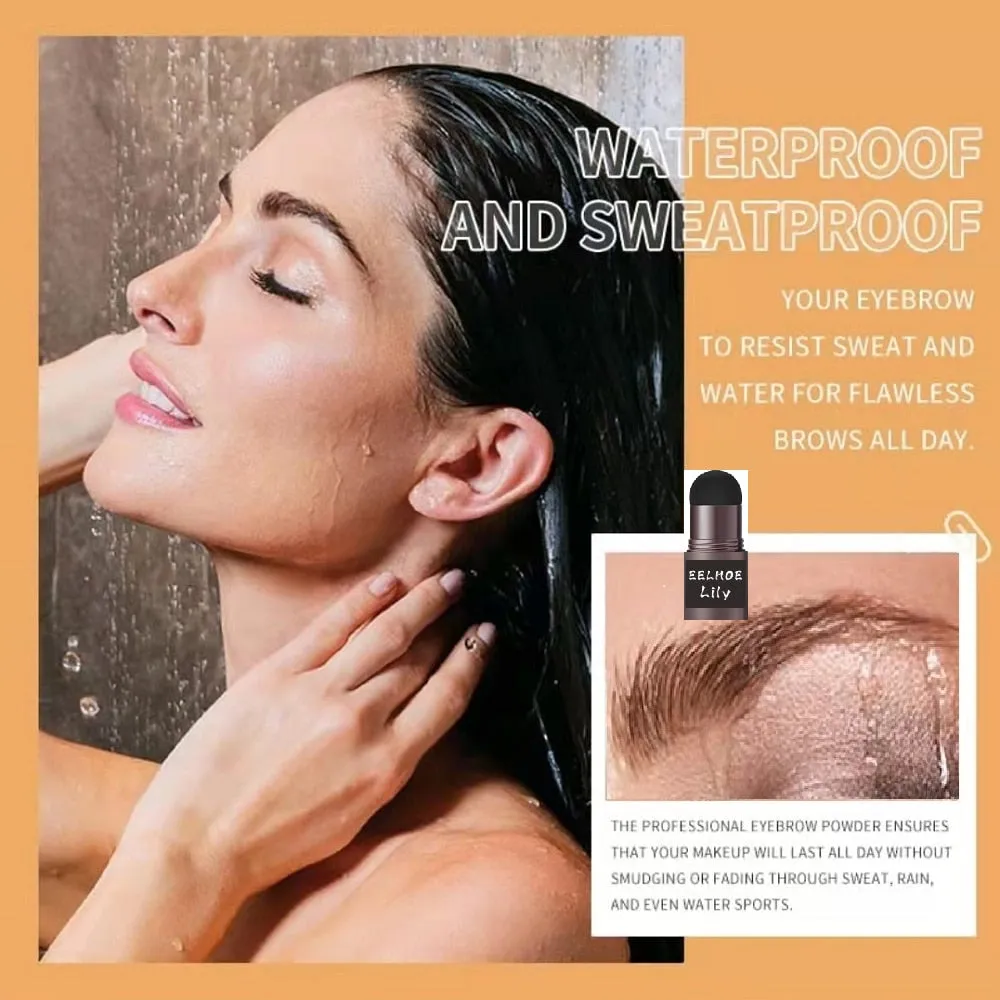 Beauty Makeup One Step Eyebrow Stamp Shaping Kit Brow Set