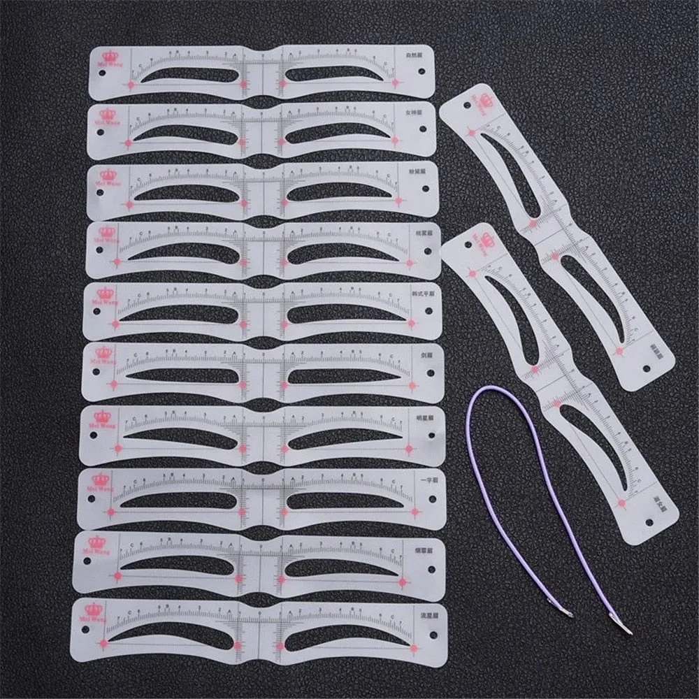 Beauty Makeup One Step Eyebrow Stamp Shaping Kit Brow Set