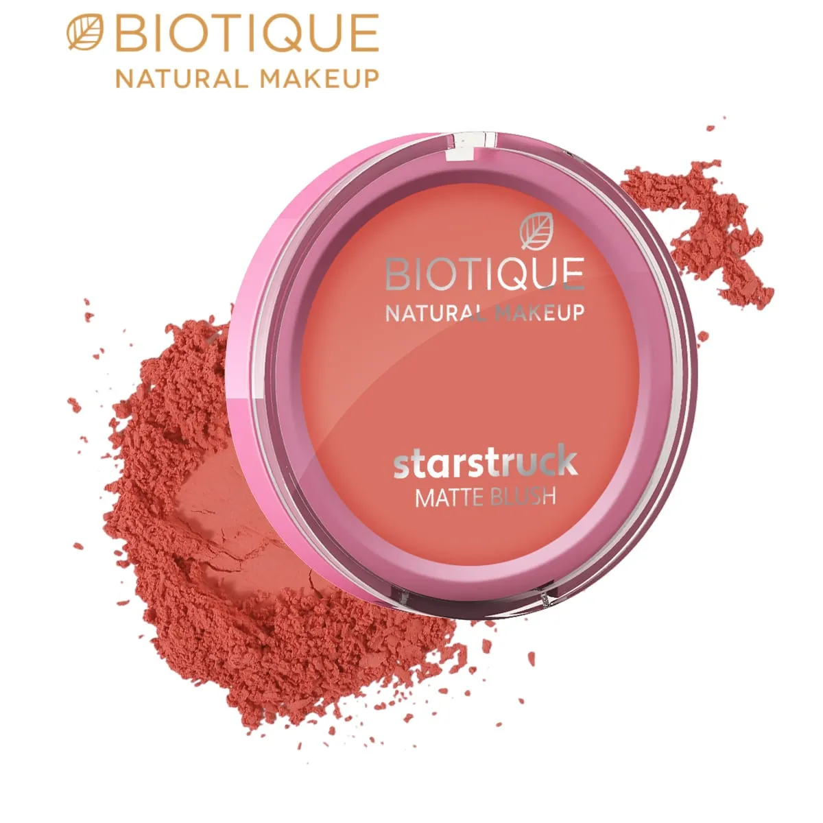 Biotique Natural Makeup Starstruck Matte Blush, Promise In Pink, 6g
