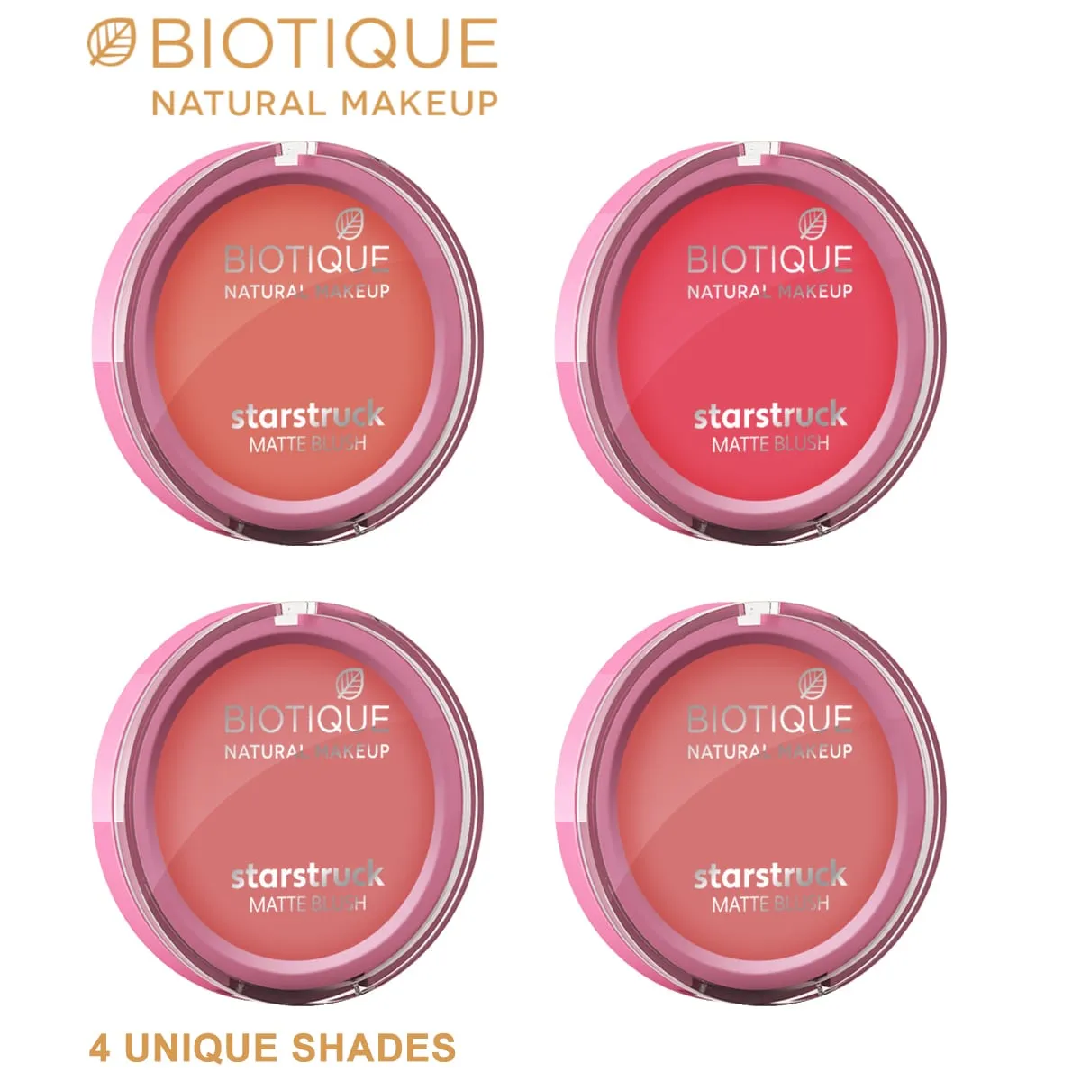 Biotique Natural Makeup Starstruck Matte Blush, Promise In Pink, 6g