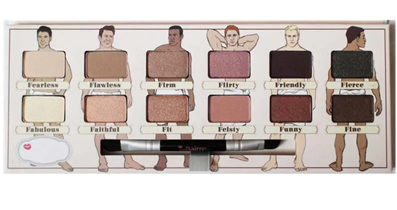 Brand Dude Makeup Cosmetics 12 Color Volume 2 Eyeshadow Pallette
