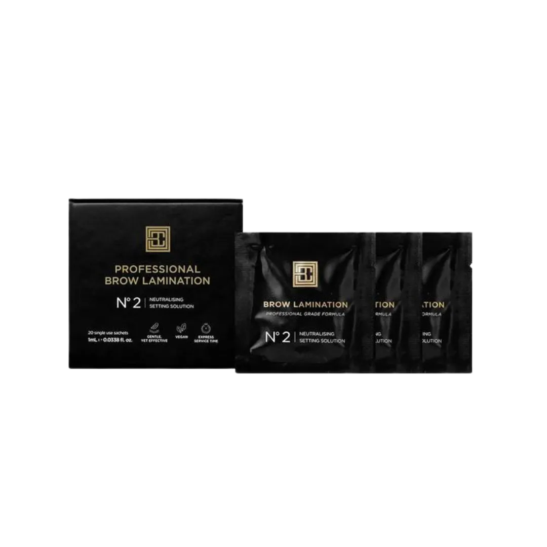 BROW CODE - Lamination Step 2 Neutralising Setting Solution Sachets