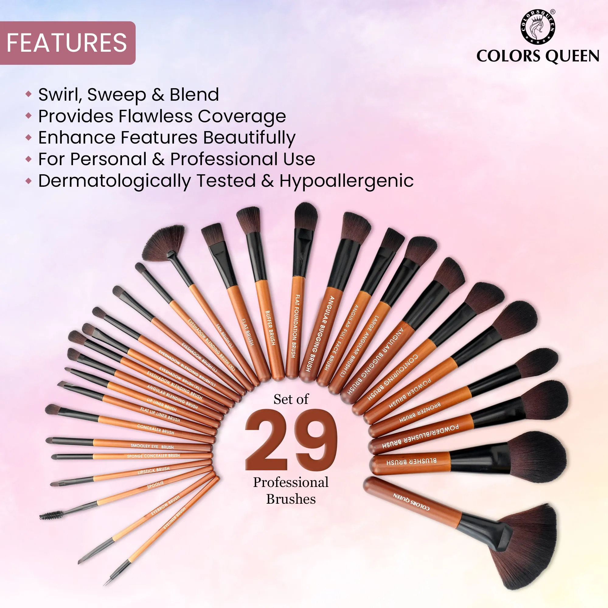 Colors Queen Professional Brush Set