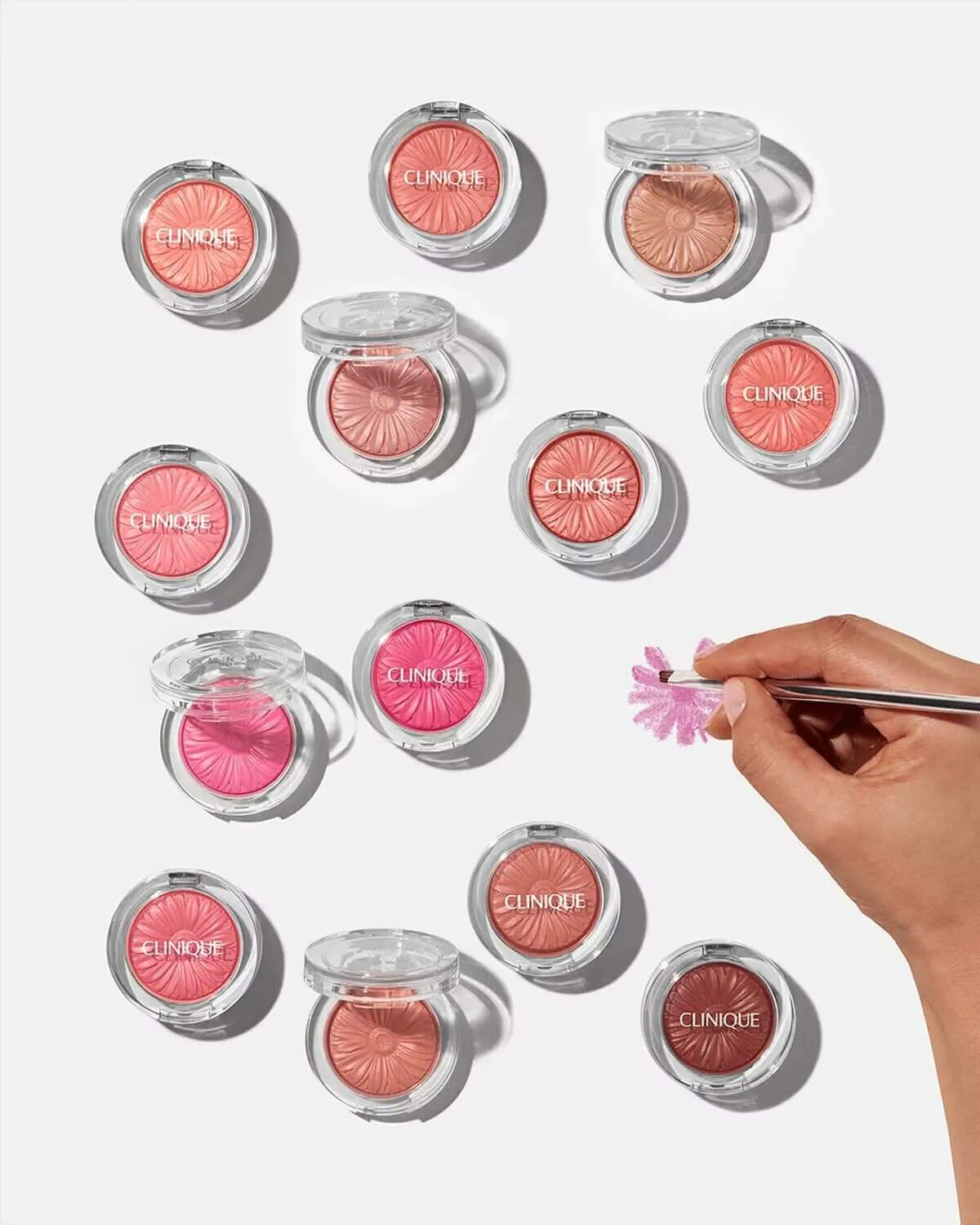 Compact blush Clinique Cheek Pop, 3.5 g, cola