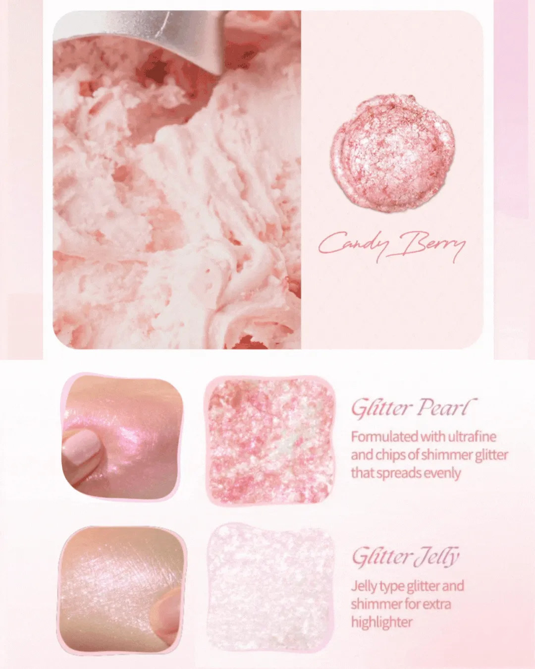 Dasique Eyeshadow Palette (Ice Cream Collection) [3 colours]