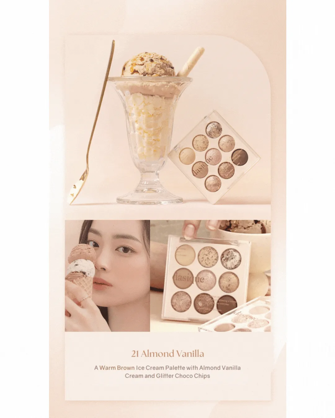 Dasique Eyeshadow Palette (Ice Cream Collection) [3 colours]