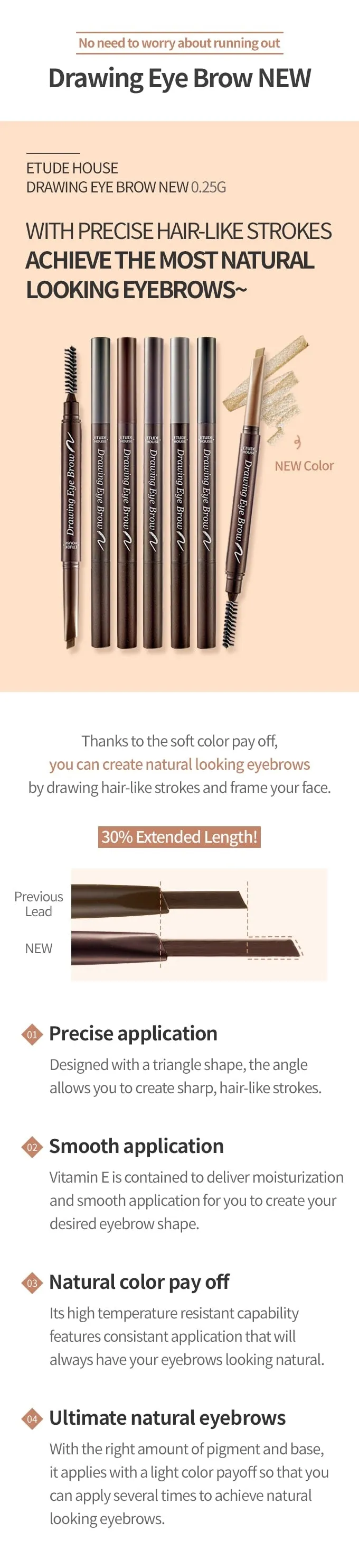 Drawing Eye Brow NEW (1pc)