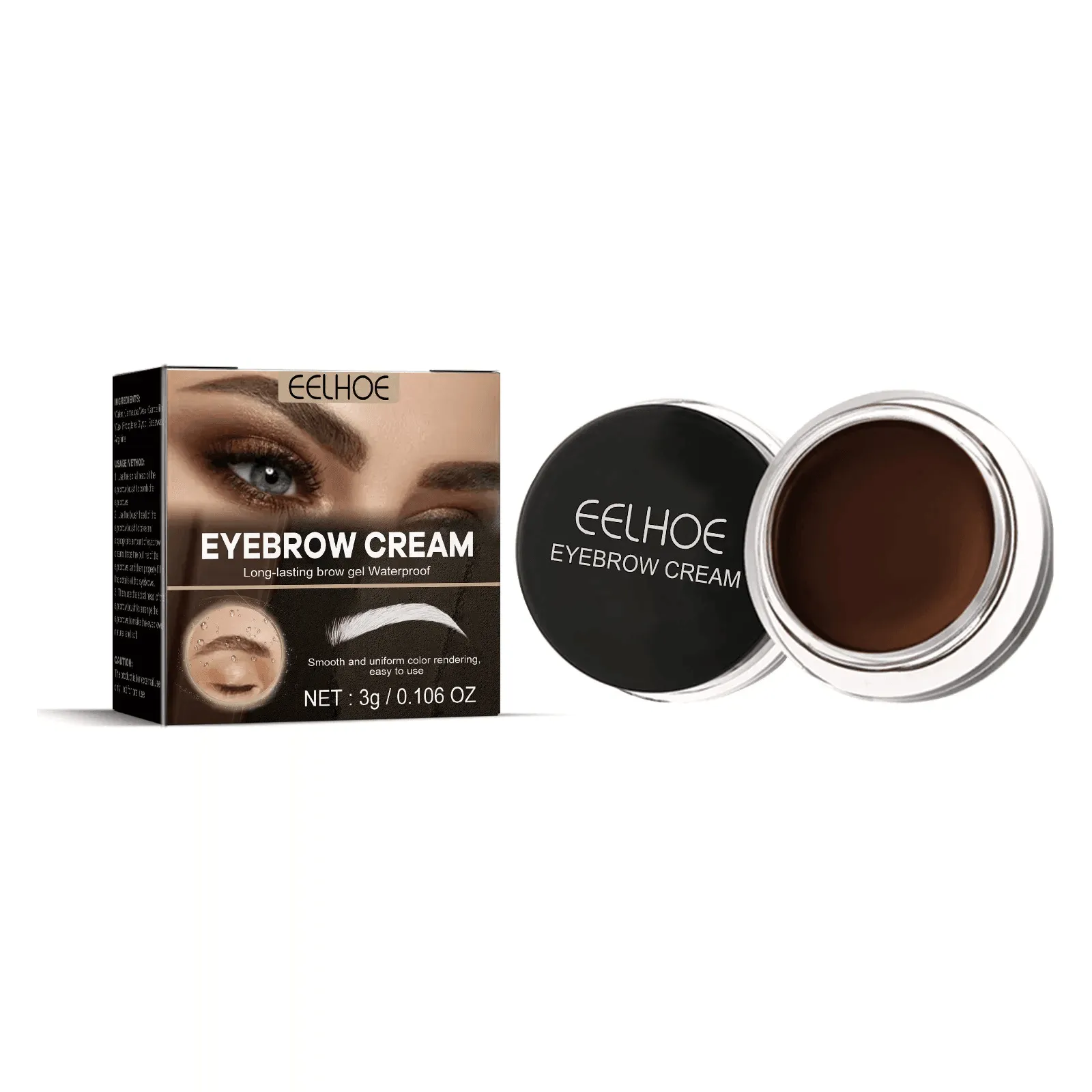 Eelhoe Long Lasting Eyebrow Cream - 3g