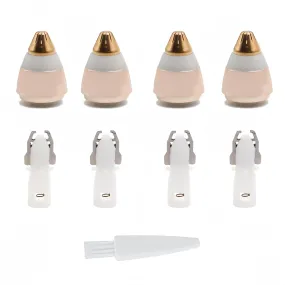 Eyebrow Hair Remover replacement heads for Finishing Touch Flawless Brows Eyebrow Hair Remover,Painless Blades with Cleaning Brush - As Seen on TV (flawless eyebrow replacement heads, 4 pack)
