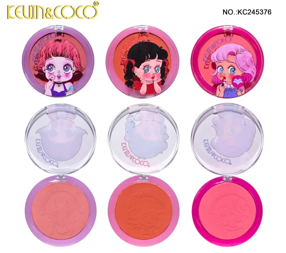 Face- Kevin&Coco Blushers KC245376 (24pc display, $1 each)