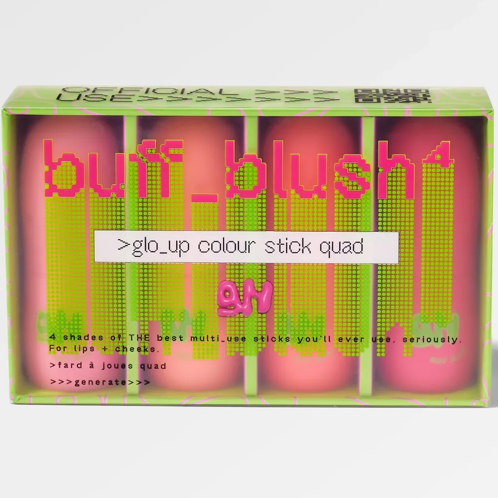 Glow Hub Buff Blush Glo Up Colour Stick Quad 4 x 5g