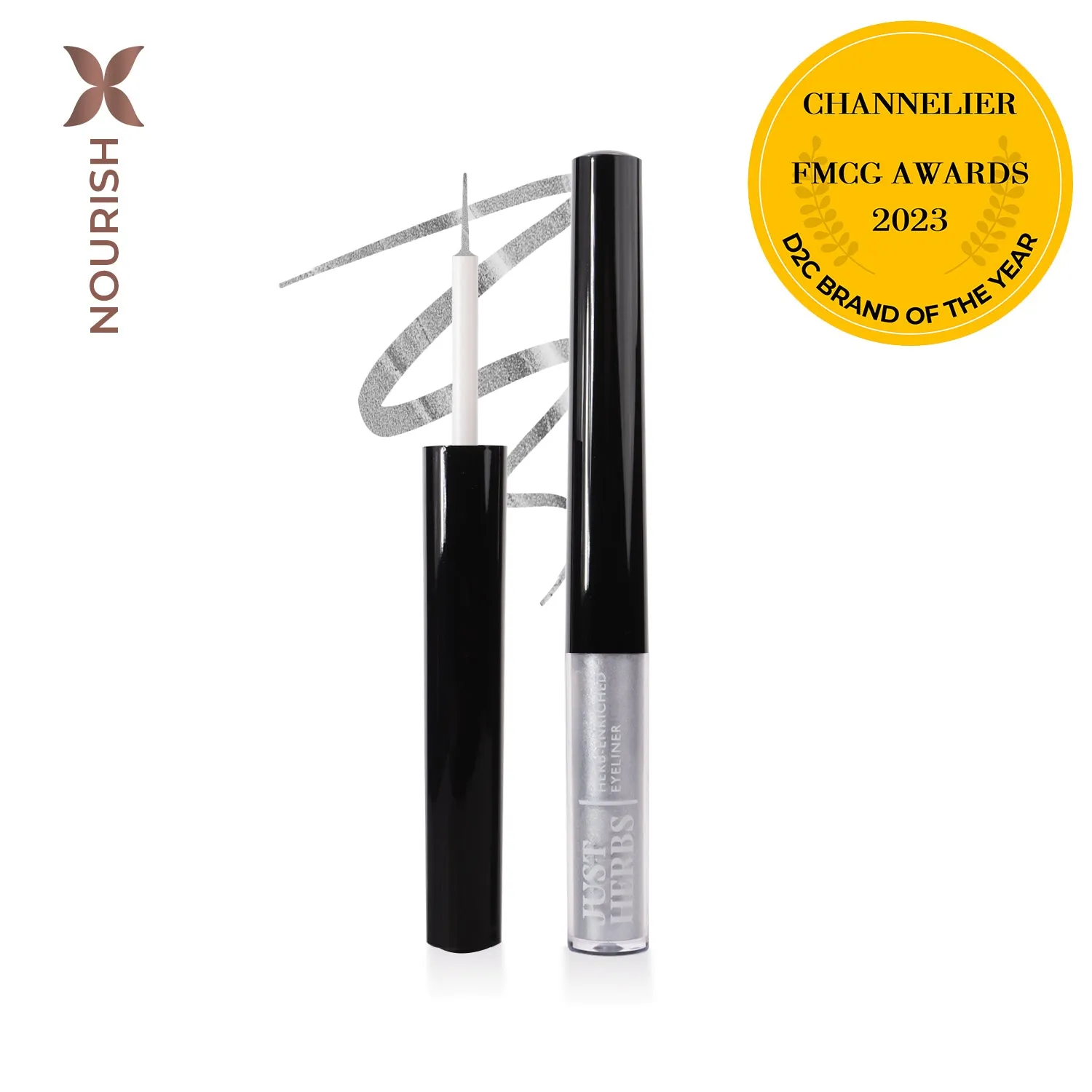 Herb-Enriched Waterproof Eyeliner with Jojoba Oil & Vitamin E