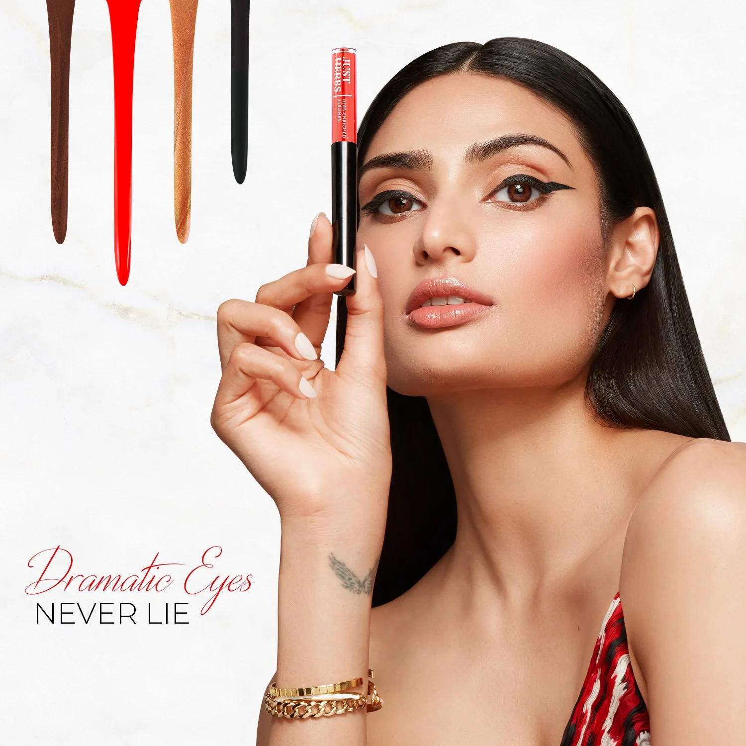 Herb-Enriched Waterproof Eyeliner with Jojoba Oil & Vitamin E