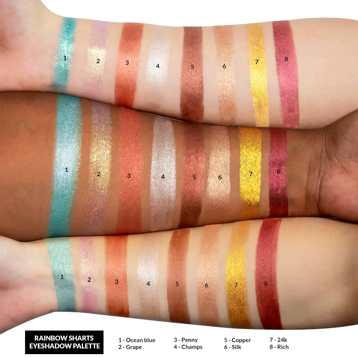 KIMCHI X KETNIPZ: Rainbow Sharts Shadow Palette