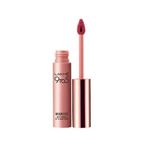 Lakme 9 to 5 Weightless Mousse Lip and Cheek Color, Plum Feather, 9g