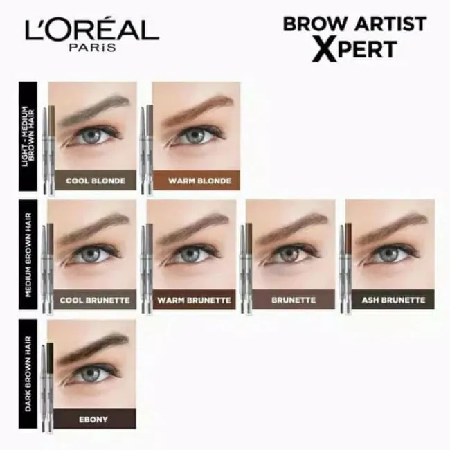 L'Oréal Paris Brow Artist Xpert Eyebrow Pencil - Ebony