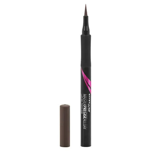 Maybelline Eyestudio Master Precise All Day Liquid Eyeliner, Forest Brown, 0.034 Ounce