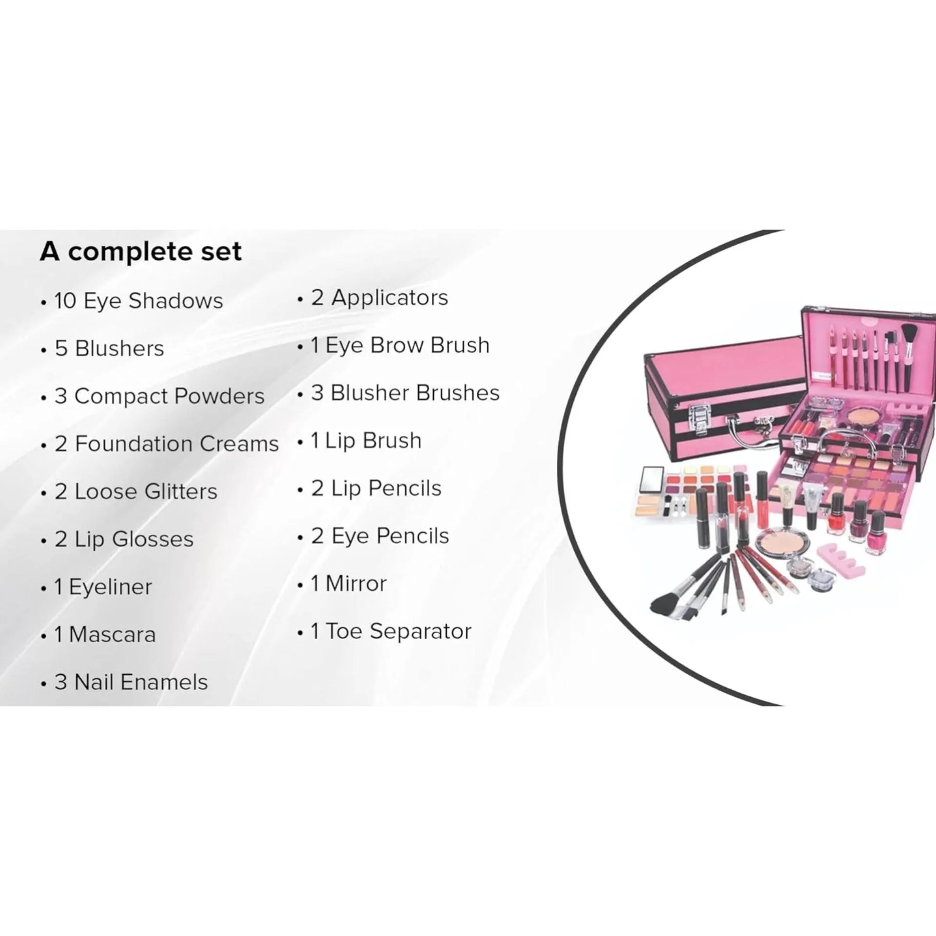 Miss Young MC-1104 Professional Cosmetics Makeup - Wide Range Of Combinations (Set of 42 Pcs)
