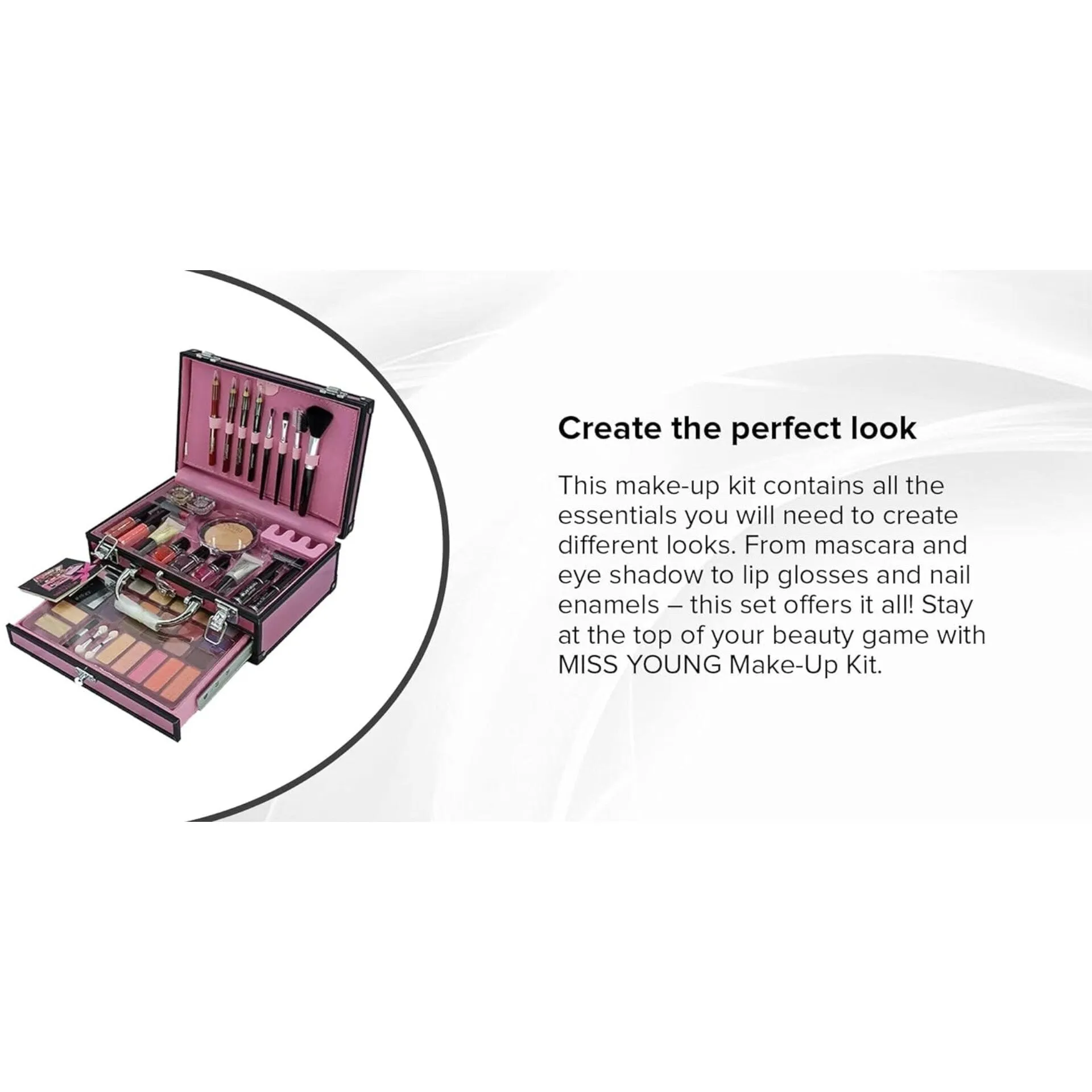 Miss Young MC-1104 Professional Cosmetics Makeup - Wide Range Of Combinations (Set of 42 Pcs)
