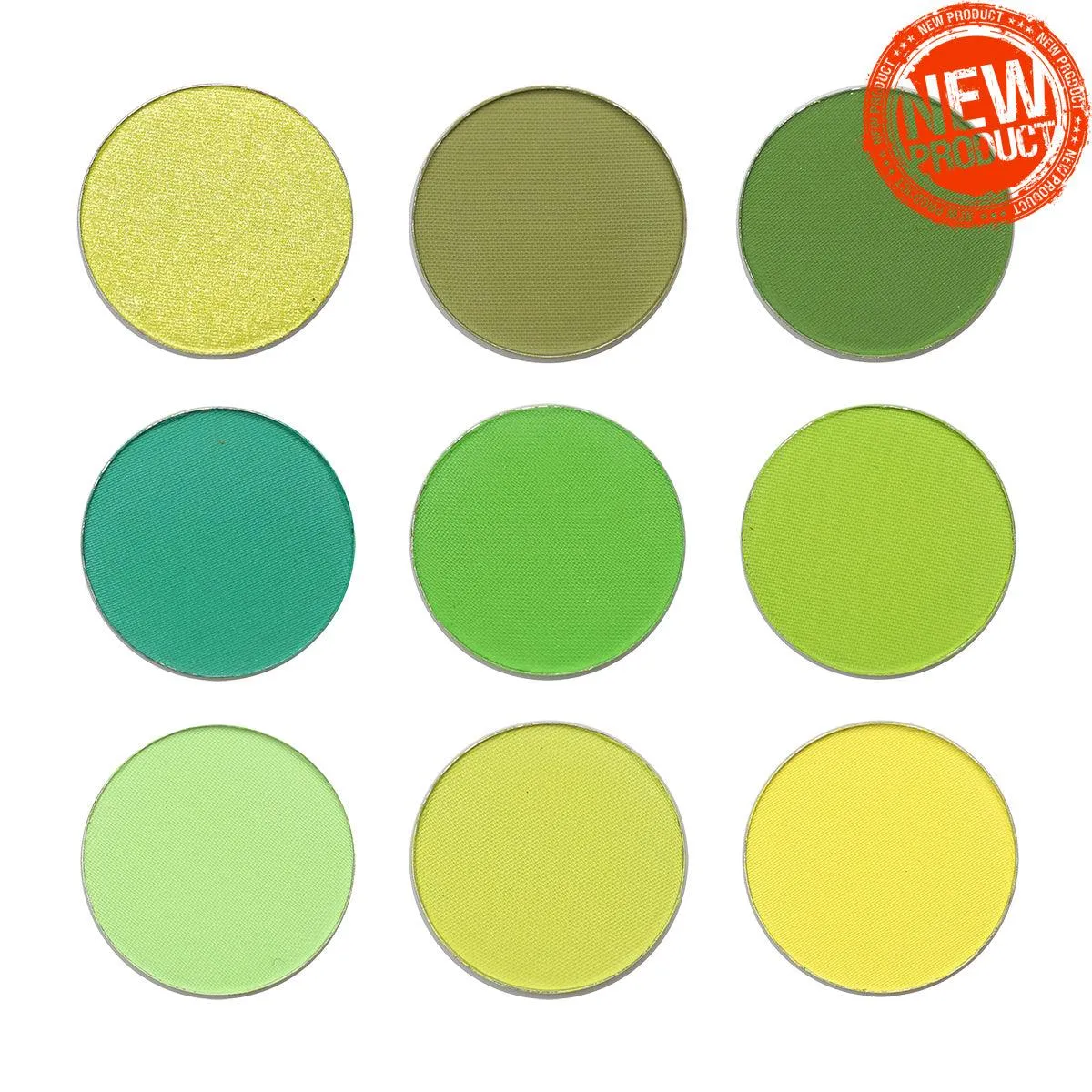 NEW EYESHADOW COLORS (GREEN SERIES)