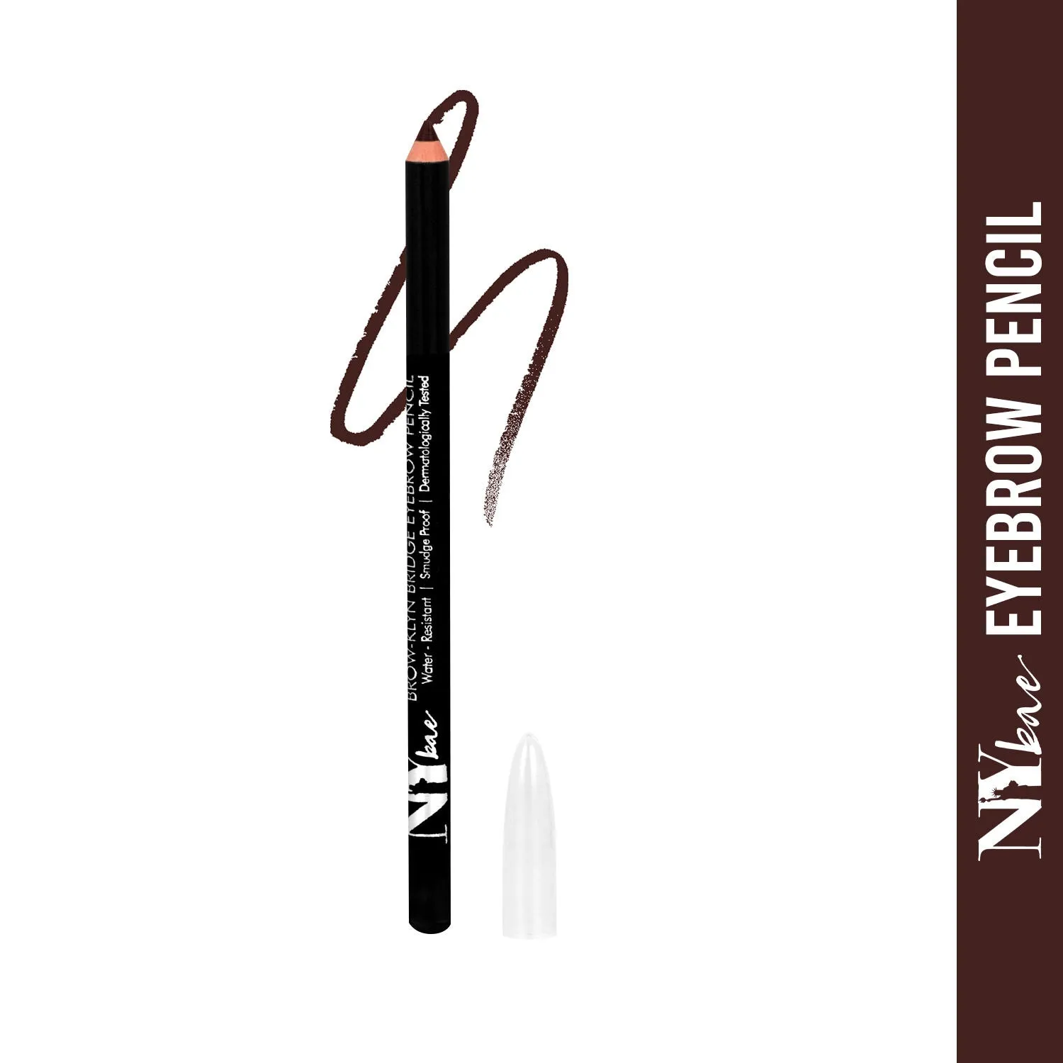 NY Bae Brow-klyn Bridge Eye Brow Pencil| Brown| For Fuller Brows| Smudge Free (1.4 g)