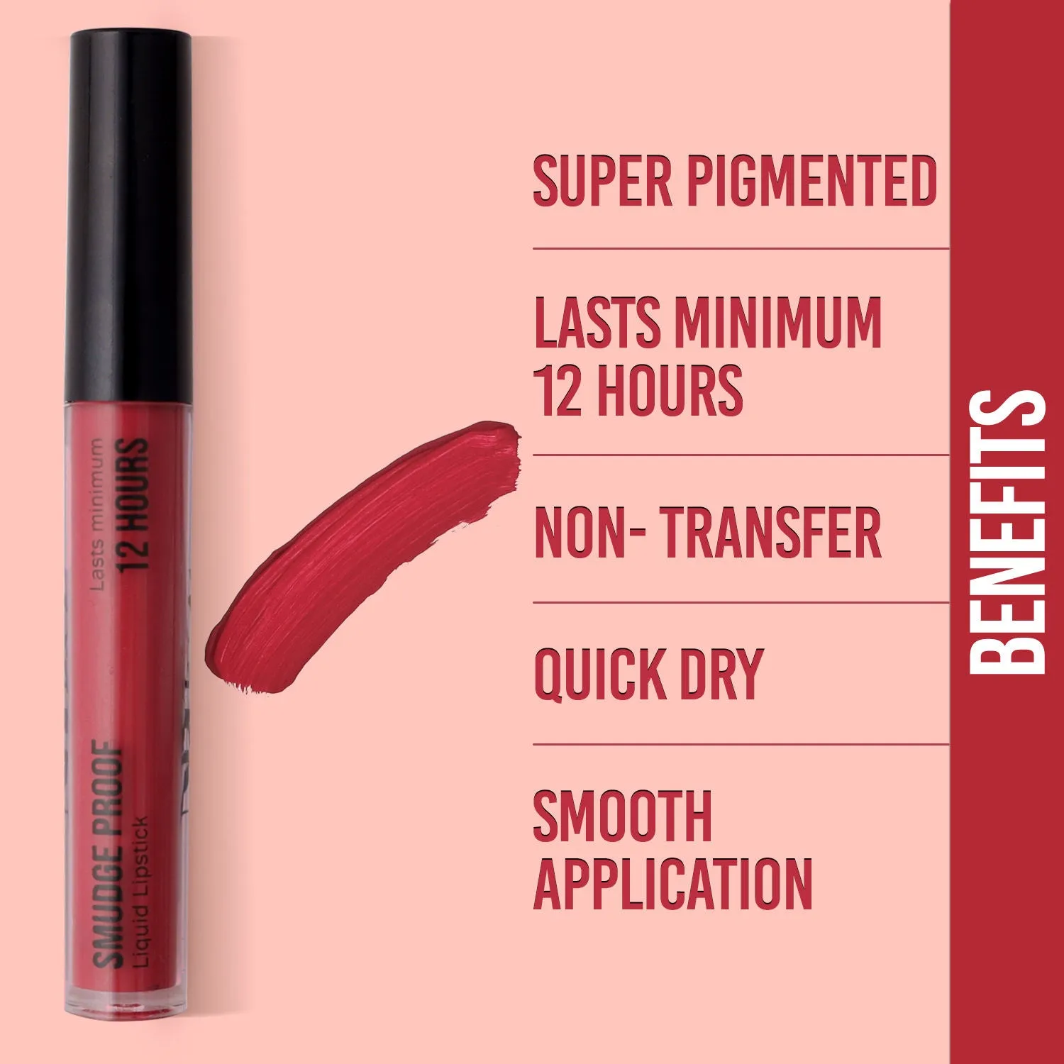 NY Bae Smudge Proof Liquid Lipstick | Lasts Minimum 12 Hours | Super Pigmented | Transfer Proof - Mocha Nude 03
