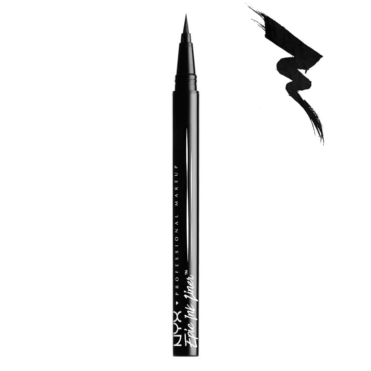 NYX PROFESSIONAL MAKEUP Epic Ink Liner, Waterproof Liquid Eyeliner - Black, Vegan Formula