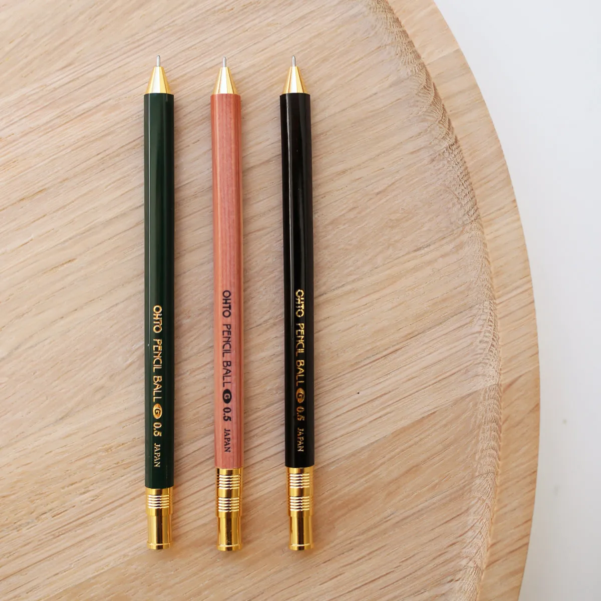OHTO PENCIL BALLPOINT PEN 0.5 MM // BLACK