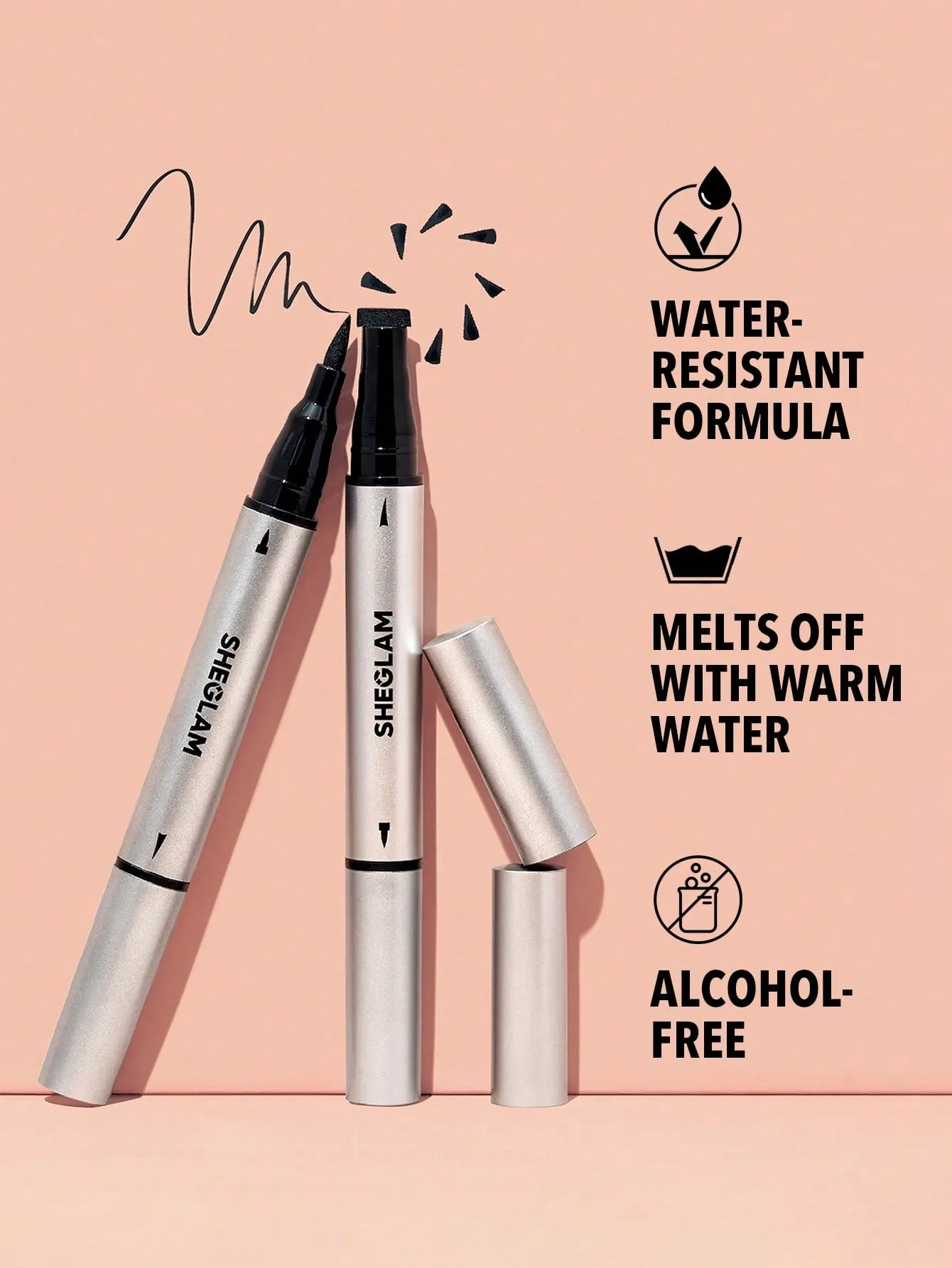 Sheglam Wing It Waterproof Eye Liner Duo