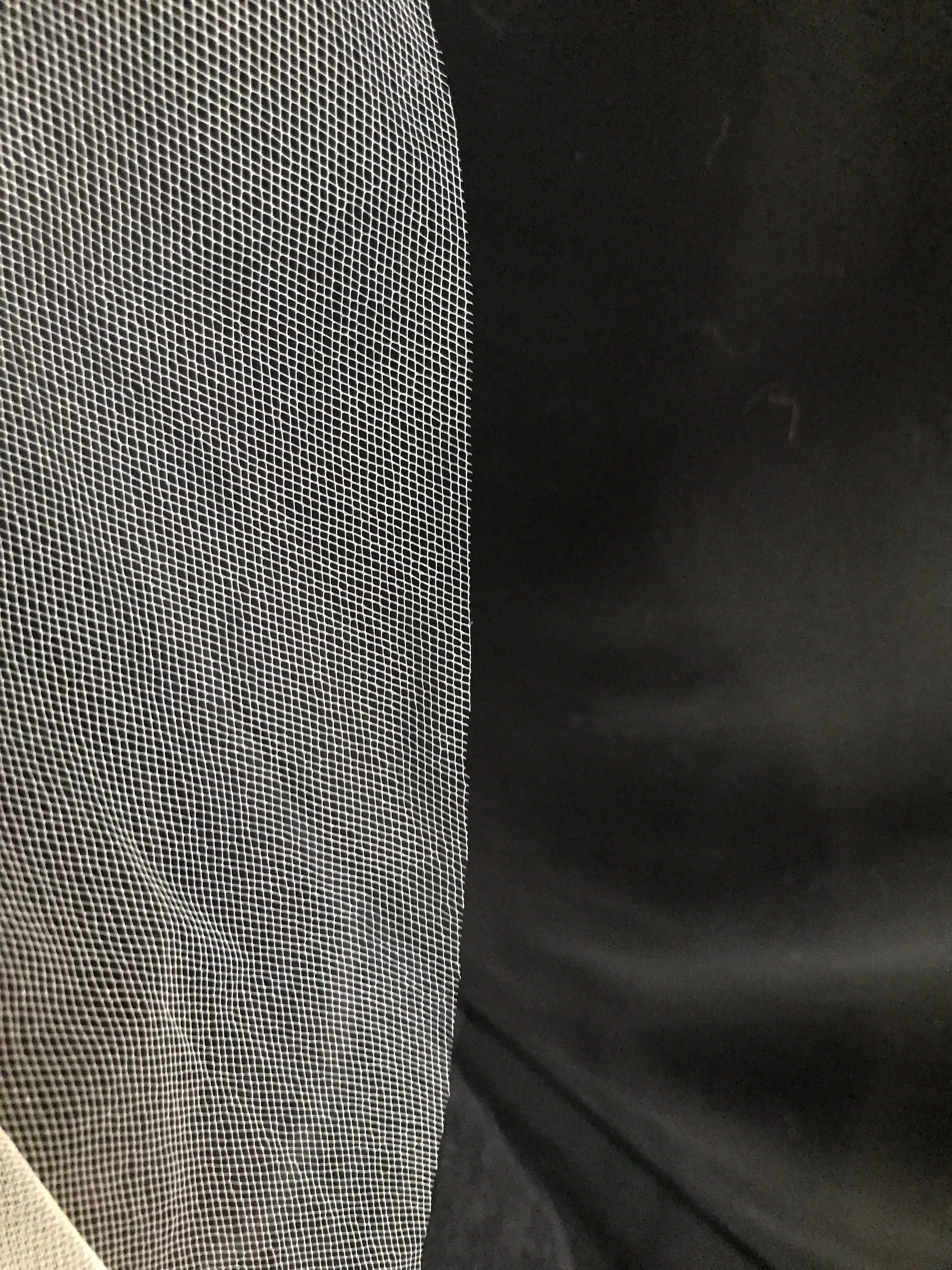 Veil 100: Cut edge veil fingertip length 1 tier