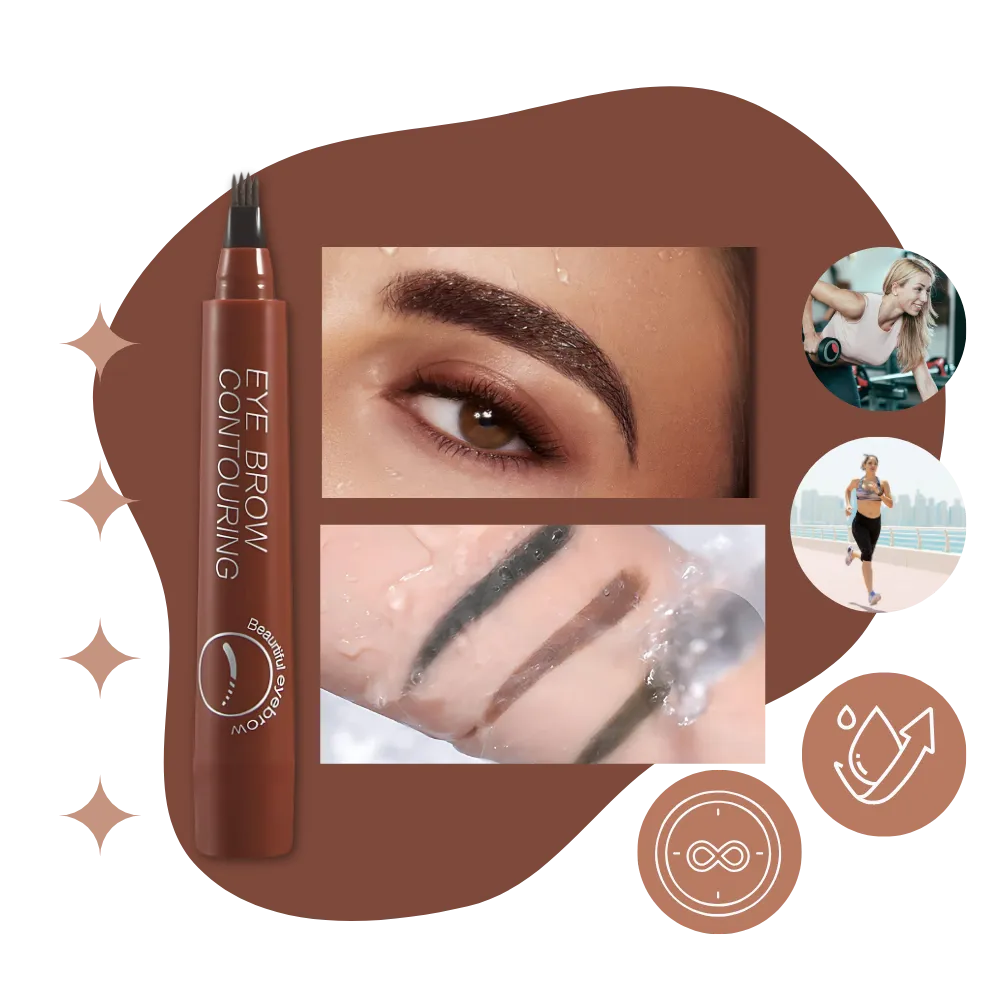 Waterproof Liquid Formula Eyebrow Pen